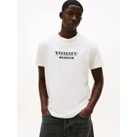 Tommy Jeans Rundhalsshirt TJM BILLS FONT regular fit, Rundhals, bedruckt
