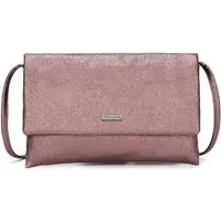 Tamaris Umhängetasche Louise (Set), Damen Handtasche Crossbody Bag S Umhängetasche metallic bronce