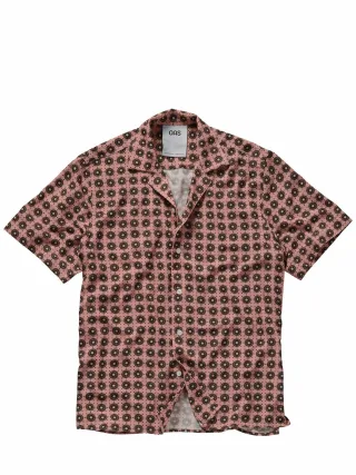 OAS Herren Hemd Lumo Rosa 100 % Viskose