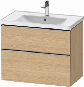 Duravit D-Neo Waschtischunterbau wandhängend Natur Eiche Matt 784x452x625 mm - DE4355070300000 DE4355070300000
