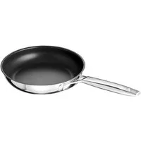 SCHULTE-UFER Bratpfanne Bratpfanne 24 cm Astral UniverSUS, Edelstahl, schwarz, spülmaschinenfest, Induktion, alle Herdarten