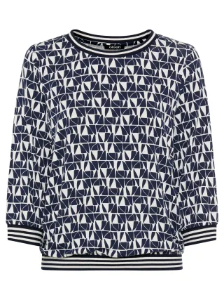 Olsen - T-Shirt Long Sleeves ink blue - Gr. - 40