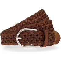 MUSTANG Flechtgürtel "Payton" (1-St) Mit Hingucker-Flechtoptik, 3 cm