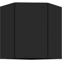 Küchen-Preisbombe Eckhängeschrank 60x60 cm Küche SIENA Schwarz Küchenzeile Küchenblock Einbauküche