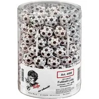 KUEFA Süßigkeit, Küfa Fußball Lolly schwarz rot gold einzeln verpackt 100er 1650g
