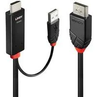 Adapterkabel HDMI > DisplayPort schwarz/rot, 1 Meter