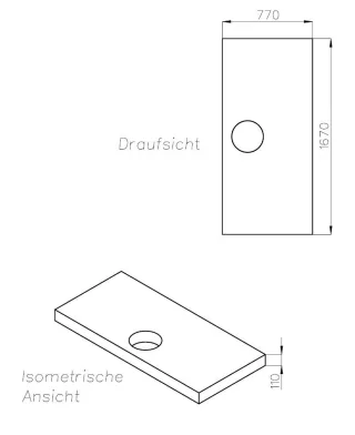 Neuesbad Wannenträger für Ideal Standard Ultra Flat Evo 170x80 SD 27505