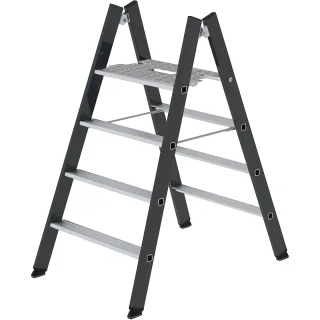 Munk Klapptritt beidseitig begehbar RAL 7016 - 050186