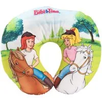 United Labels® Dekokissen Bibi & Tina - Reise-Nackenkissen