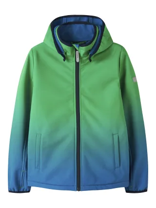 NAME IT - NKMMALTA05 SOFTSHELL JACKET DIPDYE FO Imperial Blue - Gr. - 122