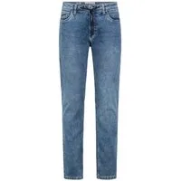 SUBLEVEL Regular-fit-Jeans Jeans im 5-Pocket-Style mit Reißverschluss für Herren Baumwolle unifarben atmungsaktiv Reißverschluss casual-Style
