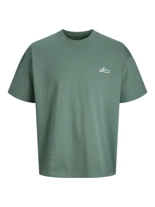 JACK&JONES - JCODUST SCRIPT BACK TEE SS CN JNR North Atlantic - Gr. - 152
