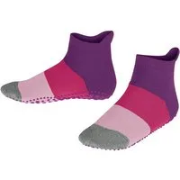 FALKE Haussocken Colour Block Haussocken (1-Paar) mit rutschhemmendem Noppendruck