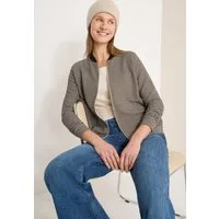 CECIL Sweatjacke mit Ottomanstruktur