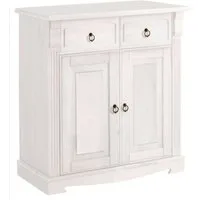 OTTO home Kommode Anna, Sideboard, Anrichte, Stauraumschrank (B/T/H: 94/40/88 cm), aus massiver Kiefer, Breite 94 cm, mit Kassettenoptik, FSC®
