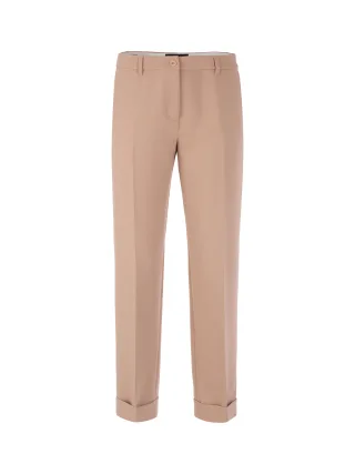 Marc Cain Collections - Stoffhose FORDON im Feminine Fit warm taupe new - Gr. - 38
