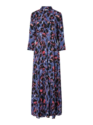 Y.A.S - YASSAVANNA LONG SHIRT DRESS S. NOOS Skipper Blue - Gr. - XS
