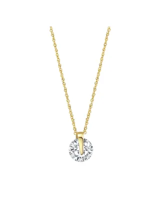 Fascination by Ellen K. Halskette Gold 333 mit Zirkonia weiß 10mm