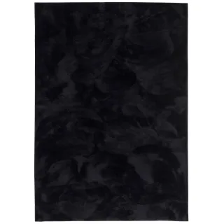 Pergamon Fellteppich, Schwarz, Textil, 120x170 cm, Teppiche & Böden, Teppiche, Fellteppiche