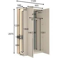 OTTO home Einlegeboden TRENTOO Regalböden im 3er Set, für mehr Stauraum und Ordnung (Set, 3 St., Maße je Stück B/T/H: 87/55/1,6 cm), FSC-zertifizierter Holzwerkstoff, passend zum Schrank TRENTOO