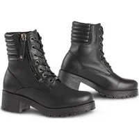 Falco Falco Misty 2 Damen Motorradstiefel Schwarz 41 Motorradstiefel (Packung, Antistatische und Öl- und Benzinfeste Sohle) motorradstiefel damen