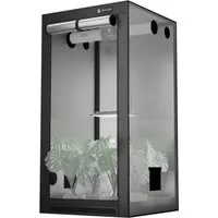 CannoBox Gewächshaus CannoBox Growzelt 90x90x180cm Growbox 1680D Oxford, BxTxH: 90 x 90 x 160 cm, 100 % lichtdichte Growbox mit herausnehmbarem Bodentablett
