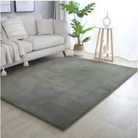 Carpettex Hochflor-Teppich Unicolor - Einfarbig, Läufer, Höhe: 20 mm, Teppich Wohnzimmer Einfarbig Shaggy Modern Flauschiger Felloptik Weich