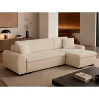 OTTO home Ecksofa KIVELLA mit Schlaffunktion, Cord-Struktur, L-Form, 240 cm, Schlafsofa - Liegefläche (128/191), Bettkasten, Cord-Struktur-Mix