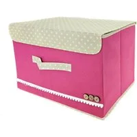 Yudu Aufbewahrungsbox Textil-Organizer Aufbewahrungsbox Box mit Klappdeckel