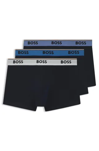 BOSS Menswear Black - Trunk 3P Power Open Blue - Gr. - L