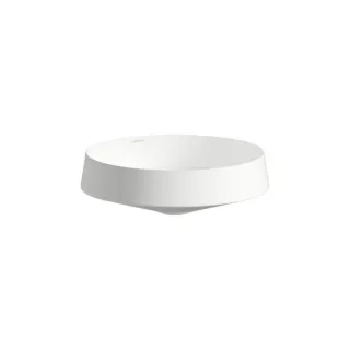 Laufen NIB Waschtisch-Schale H512NI20001121 360x360x118 mm, rund, ohne Armaturenbank, ohne Hahnloch, ohne Überlauf, weiß