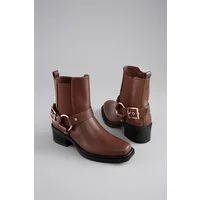Aniston SHOES Westernstiefelette Cowboyboots, Blockabsatz, in schmaler Form