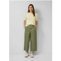 s.Oliver Culotte Hose Wide-Leg-Culotte aus Twill