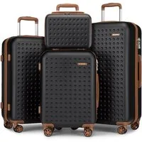 KONO Koffer Hartschalenkoffer Reisekoffer Trolleys 100% ABS Handgepäck Koffer