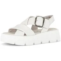 Gabor Keilsandalette, Plateau, Sommerschuh, Riemchensandale mit Kreuzbandage