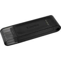 DataTraveler 70 64 GB, USB-Stick schwarz, USB-C 3.2 (5 Gbit/s)