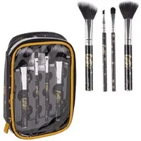 Harry Potter Make-up Set Make-up Pinselset – 4-teilig mit praktischer Kosmetiktasche