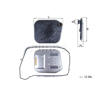 Mahle Hydraulikfilter f?r Automatik Audi A4 A5 A6 A7 A8 Q5