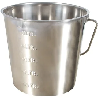 Kerbl Edelstahleimer 12,3 Liter mit Skalierung - 29377