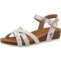Mustang Shoes Magnolia Sandalette Riemchensandale, Sommerschuh mit modischem Druck