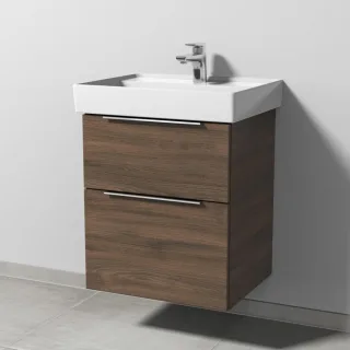 Sanipa 3way Waschtischunterbau zu Villeroy & Boch Collaro Waschtisch mit 2 Auszügen, Eiche-Arizona UM83380