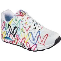 Skechers Skechers - UNO SPREAD THE LOVE - 155507 WMLT - Weiß Schnürschuh