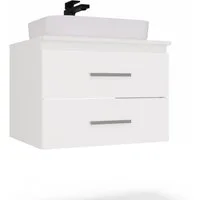 Raumhirsch Furniture Badkommode Unterschrank Badezimmerschrank Badschrank (Hängeschrank Maße 50 x 60 x 45 cm, stabil & einfach Montage)