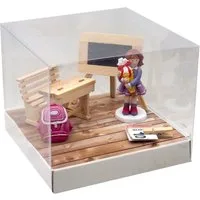 ZauberDeko Geschenkbox Geldgeschenk Verpackung Einschulung Schulanfang Schulbank Mädchen