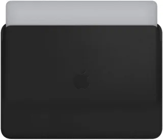Apple Lederhülle [für MacBook Pro 13"] schwarz