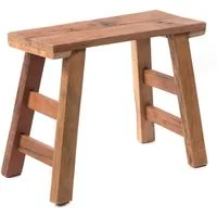 DESIGN DELIGHTS Sitzbank SITZBANK "BELLAGIO", Vintageholz Mix, 60x50x35cm Massivholz Hocker