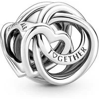 Pandora Bead 791507C00 Charm Familie Für Immer Verschlungenes Herz Sterling-Silber