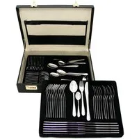 GRÄWE Besteck-Set GRÄWE Besteckkoffer 68-tlg. für 12 Personen, Serie SALZBURG, Edelstahl 18/0