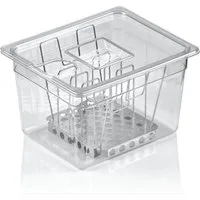 Mahlzeit Sous-Vide Garer Sous Vide Set, GN Behälter inkl. Deckel und Gestell, Verstellbar