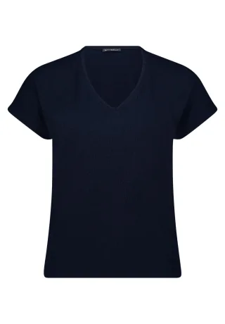 Betty Barclay - Strukturshirt dunkelblau - Gr. - 36